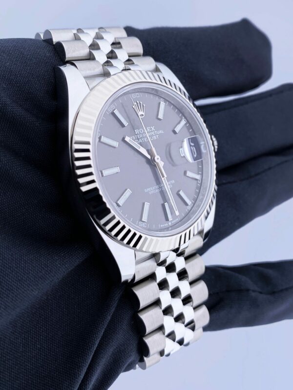 Rolex Datejust 41 126334 Slate Dial Mens Watch Box Papers - Image 4