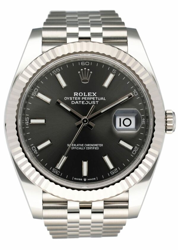 Rolex Datejust 41 126334 Slate Dial Mens Watch Box Papers