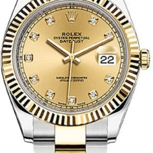 Rolex Datejust 41 Champagne Diamond Dial Men's Watch M126333-0011