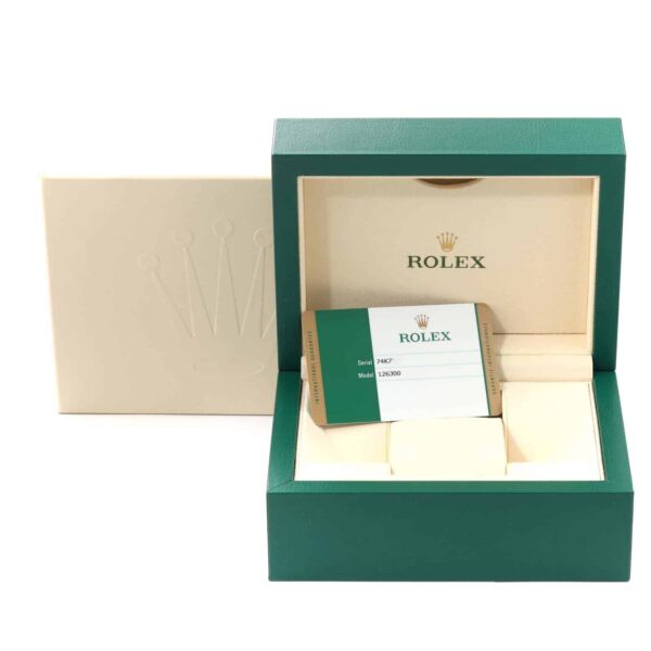 Rolex Datejust 41 Grey Green Wimbledon Dial Steel Mens Watch 126300 Box Card - Image 13