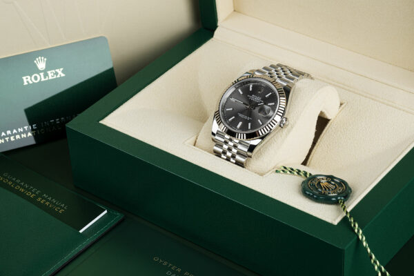 Rolex DATEJUST 41 Oyster, 41 mm, Oystersteel and white gold, M126334-0018 - Image 10