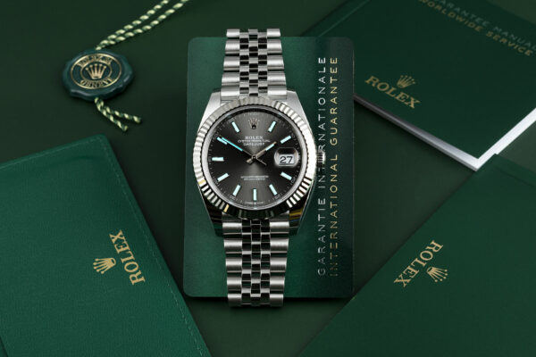 Rolex DATEJUST 41 Oyster, 41 mm, Oystersteel and white gold, M126334-0018 - Image 9