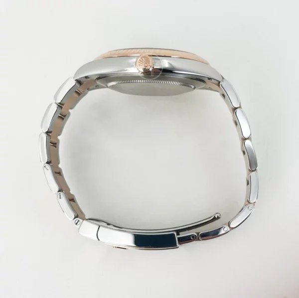 Rolex Datejust 41 Rose Gold/Steel Slate Roman Dial Fluted Bezel Oyster Bracelet 126331  LTDJ0010 - Image 3