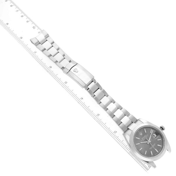 Rolex Datejust 41 Slate Dial Smooth Bezel Steel Mens Watch 126300 - Image 10