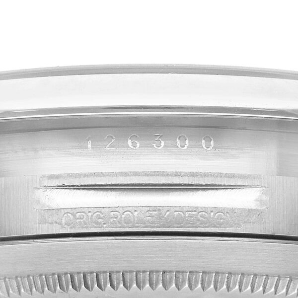 Rolex Datejust 41 Slate Dial Smooth Bezel Steel Mens Watch 126300 - Image 7