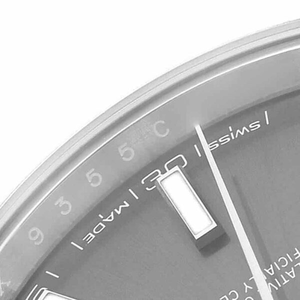 Rolex Datejust 41 Slate Dial Smooth Bezel Steel Mens Watch 126300 - Image 6