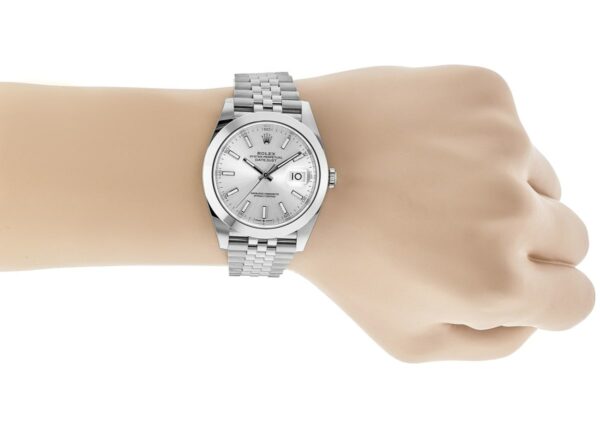 Rolex Datejust 41 Stainless Steel White Dial Men's Watch M126300-0006 - Image 3