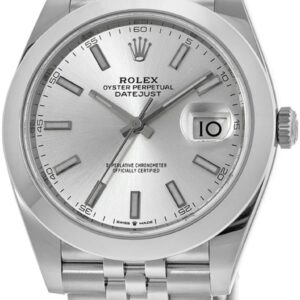 Rolex Datejust 41 Stainless Steel White Dial Men's Watch M126300-0006