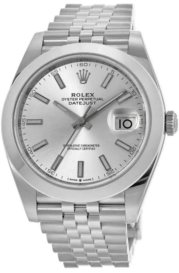 Rolex Datejust 41 Stainless Steel White Dial Men's Watch M126300-0006