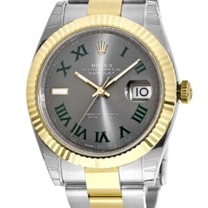 Rolex Datejust 41 Steel & Yellow Gold Slate Grey Dial Men's Watch M126333-0019