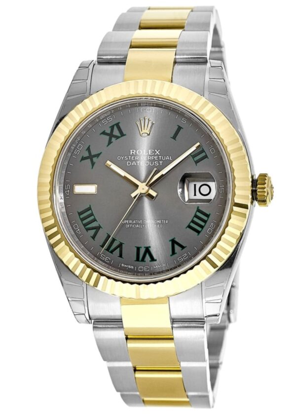 Rolex Datejust 41 Steel & Yellow Gold Slate Grey Dial Men's Watch M126333-0019