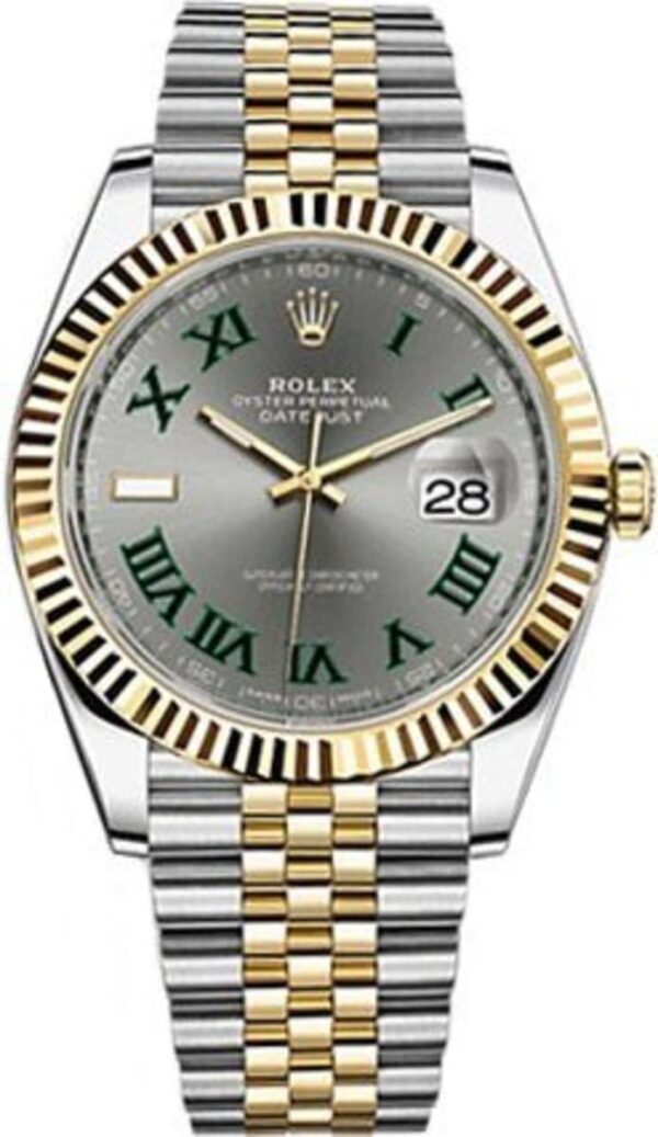 Rolex Datejust 41 Steel & Yellow Gold Slate Grey Dial Men's Watch M126333-0020