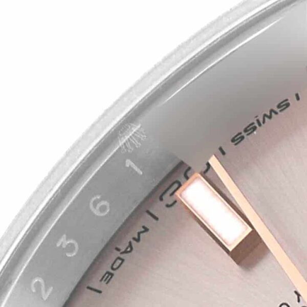 Rolex Datejust 41 Steel Rose Gold Sundust Dial Mens Watch 126301 Box Card - Image 6