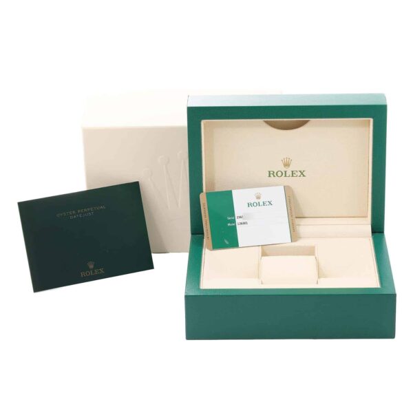 Rolex Datejust 41 Steel Rose Gold Sundust Dial Mens Watch 126301 Box Card - Image 12