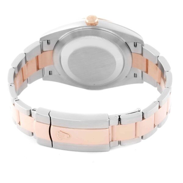 Rolex Datejust 41 Steel Rose Gold Wimbledon Dial Mens Watch 126301 Box Card - Image 9