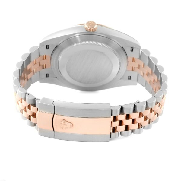 Rolex Datejust 41 Steel Rose Gold Wimbledon Dial Mens Watch 126331 - Image 9