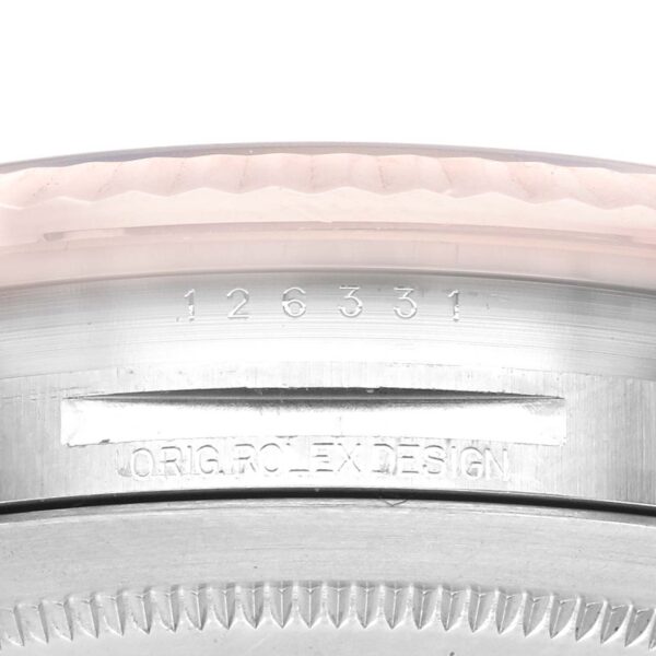 Rolex Datejust 41 Steel Rose Gold Wimbledon Dial Mens Watch 126331 - Image 7