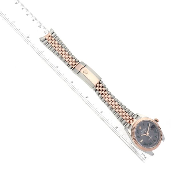 Rolex Datejust 41 Steel Rose Gold Wimbledon Dial Mens Watch 126331 - Image 10