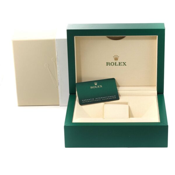 Rolex Datejust 41 Steel White Gold Blue Diamond Dial Mens Watch 126334 Box Card - Image 13