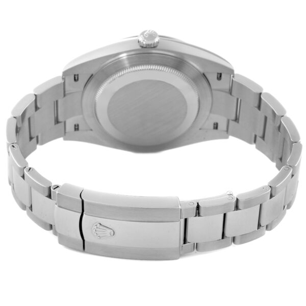 Rolex Datejust 41 Steel White Gold Blue Roman Dial Mens Watch 126334 Box Card - Image 9