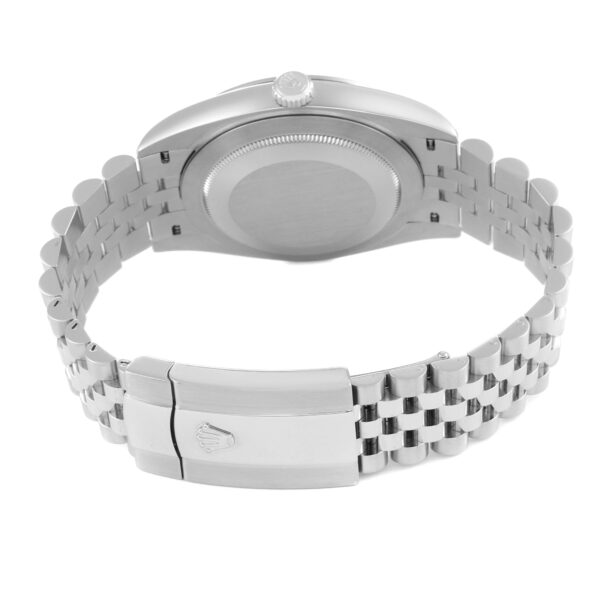 Rolex Datejust 41 Steel White Gold Slate Dial Mens Watch 126334 - Image 9