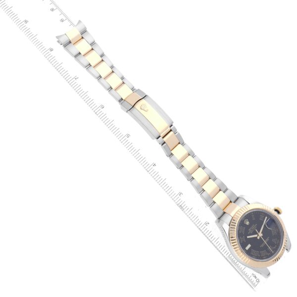 Rolex Datejust 41 Steel Yellow Gold Black Dial Mens Watch 116333 - Image 9