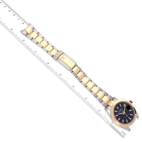 Rolex Datejust 41 Steel Yellow Gold Black Dial Mens Watch 126303 Box Card - Image 10