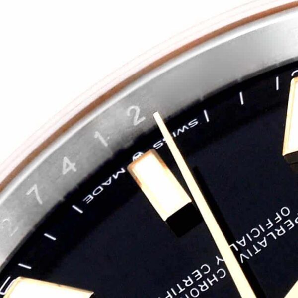Rolex Datejust 41 Steel Yellow Gold Black Dial Mens Watch 126303 Box Card - Image 6