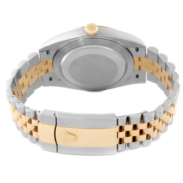 Rolex Datejust 41 Steel Yellow Gold Diamond Dial Mens Watch 126333 Box Card - Image 10