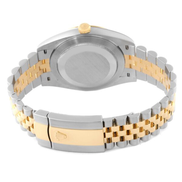 Rolex Datejust 41 Steel Yellow Gold Diamond Dial Mens Watch 126333 Box Card - Image 12