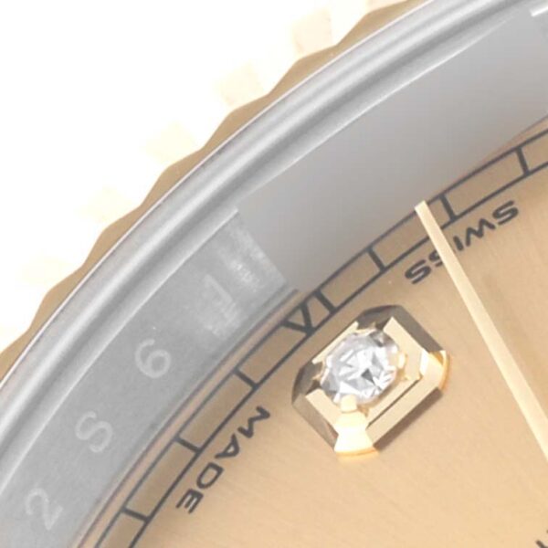 Rolex Datejust 41 Steel Yellow Gold Diamond Dial Mens Watch 126333 Box Card - Image 7