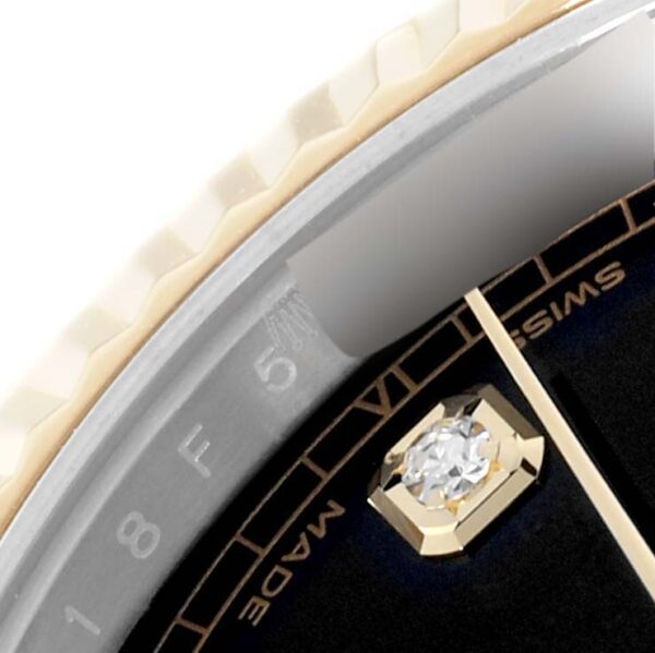 Rolex Datejust 41 Steel Yellow Gold Diamond Dial Mens Watch 126333 Box Card - Image 7
