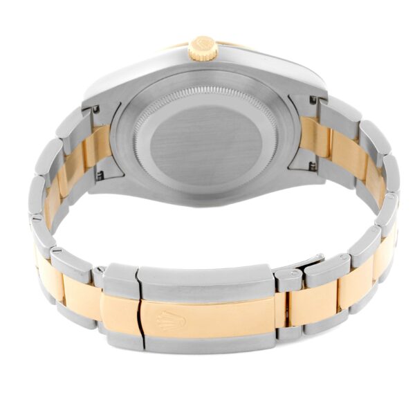Rolex Datejust 41 Steel Yellow Gold Silver Diamond Dial Watch 116333 - Image 9