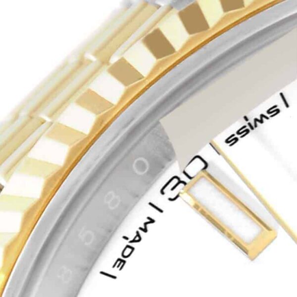 Rolex Datejust 41 Steel Yellow Gold White Dial Mens Watch 126333 - Image 6