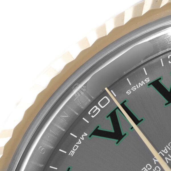 Rolex Datejust 41 Steel Yellow Gold Wimbledon Dial Mens Watch 116333 - Image 6