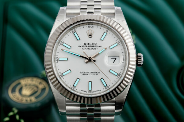 Rolex Datejust 41 White Dial Gold & Steel Men's Watch M126334-0009 - Image 5