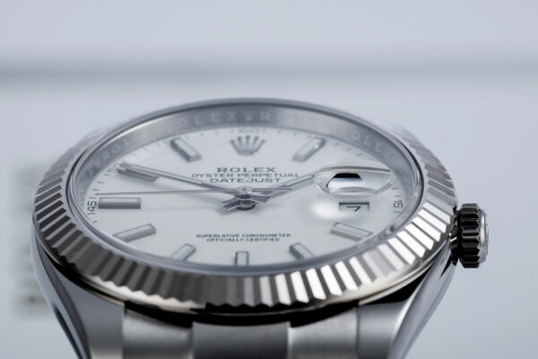 Rolex Datejust 41 White Dial Gold & Steel Men's Watch M126334-0009 - Image 4