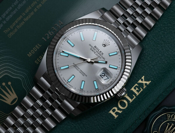Rolex Datejust 41 White Dial Gold & Steel Men's Watch M126334-0009 - Image 2