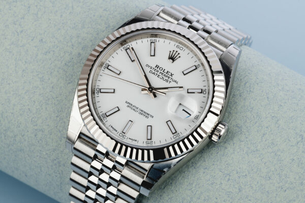 Rolex Datejust 41 White Dial Gold & Steel Men's Watch M126334-0009 - Image 10