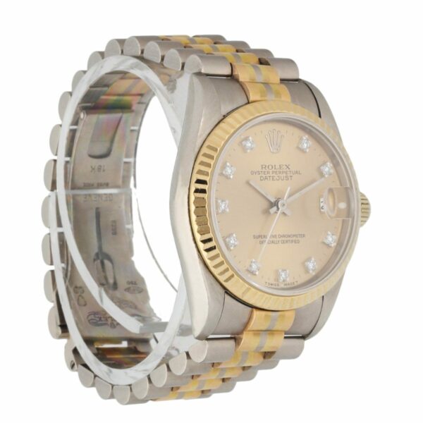 Rolex DateJust 68279 Diamond Dial & 18K White Gold Tridor Ladies Watch - Image 3