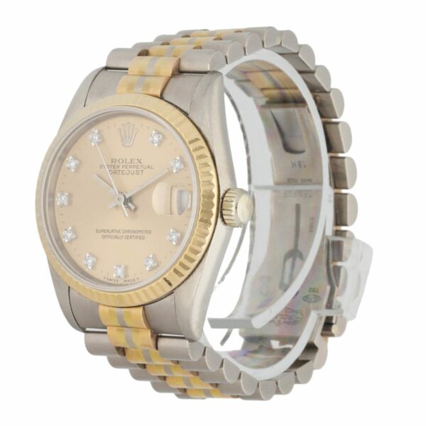 Rolex DateJust 68279 Diamond Dial & 18K White Gold Tridor Ladies Watch - Image 2
