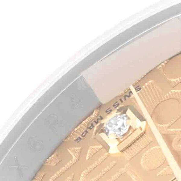 Rolex Datejust Anniversary Dial Steel Yellow Gold Diamond Men's Watch 116243 - Image 6