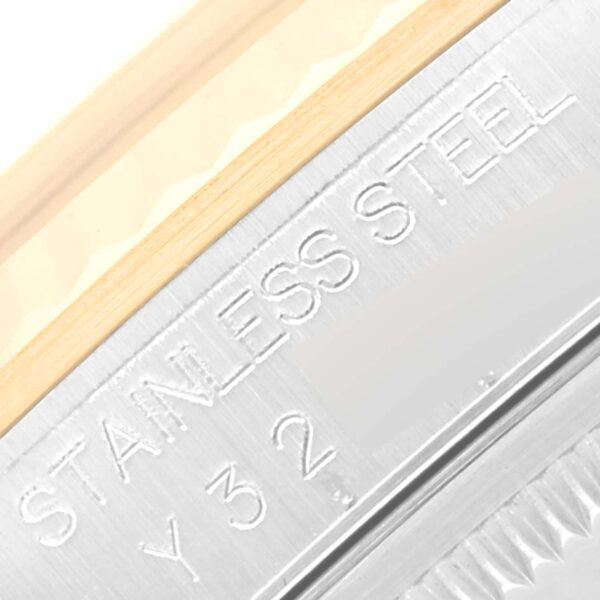 Rolex Datejust Anniversary Diamond Dial Steel Yellow Gold Mens Watch 16233 - Image 6