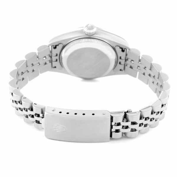 Rolex Datejust Blue Dial White Gold Steel Ladies Watch 79174 Box Papers - Image 9