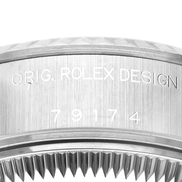 Rolex Datejust Blue Dial White Gold Steel Ladies Watch 79174 Box Papers - Image 7