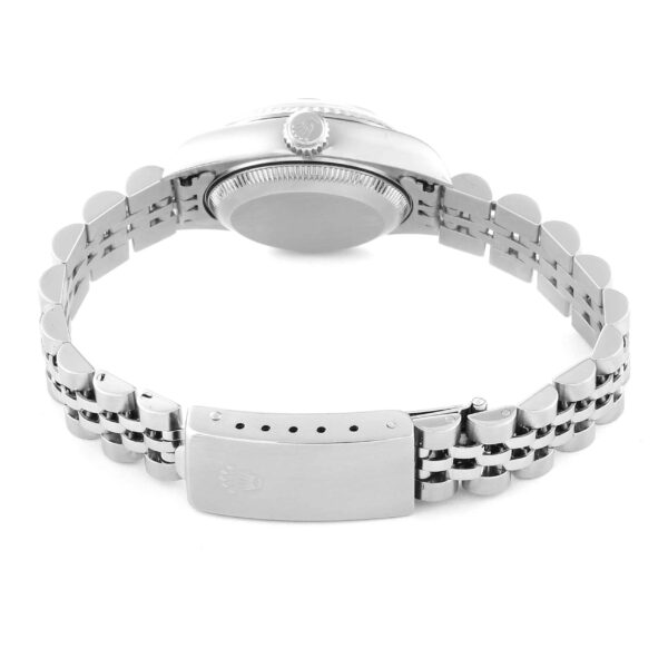 Rolex Datejust Blue Diamond Dial White Gold Steel Ladies Watch 79174 - Image 10