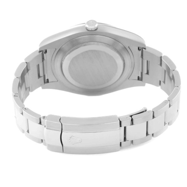 Rolex Datejust II Steel White Gold Blue Roman Dial Mens Watch 116334 - Image 9