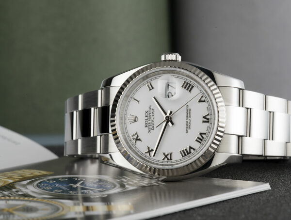 Rolex Datejust M126334-0023 Oyster, 41 mm, Oystersteel and white gold - Image 3