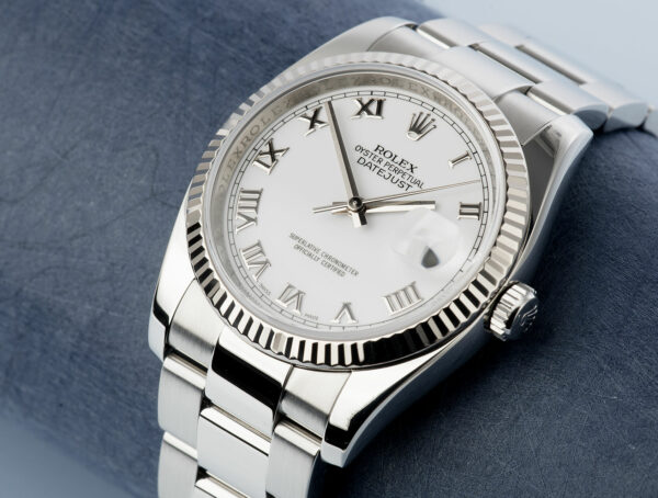 Rolex Datejust M126334-0023 Oyster, 41 mm, Oystersteel and white gold - Image 2