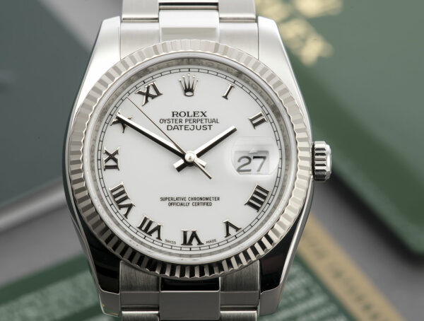 Rolex Datejust M126334-0023 Oyster, 41 mm, Oystersteel and white gold - Image 5
